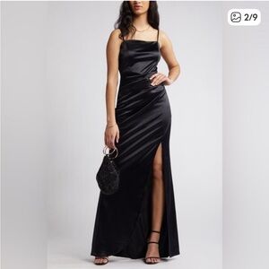 Emerald Sundae Black Maxi Dress